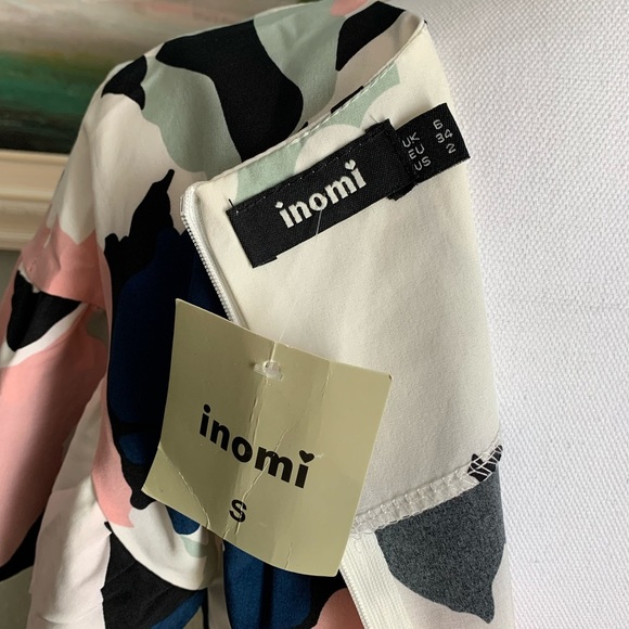 Inomi Women’s Multicolored Print Dress Size Small/2 - Picture 13 of 17